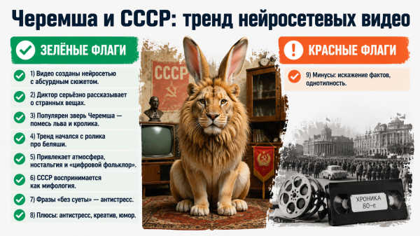 Черемша и СССР: почему подростки смотрят странные видео с нейросетью Черемша и СССР: почему подростки смотрят странные видео с нейросетью